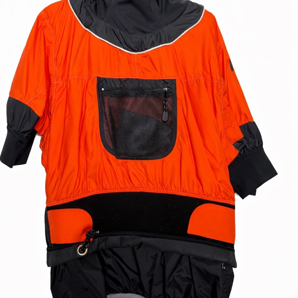 Bomber Gear White water Kayaking Short Sleeve Dry Top Jacket | Orange/ Black